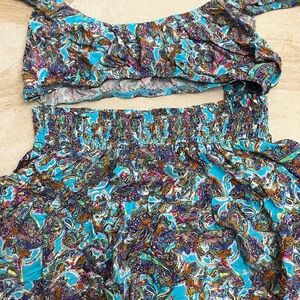 Wild Fable Multicolor Paisley Women Shorts
